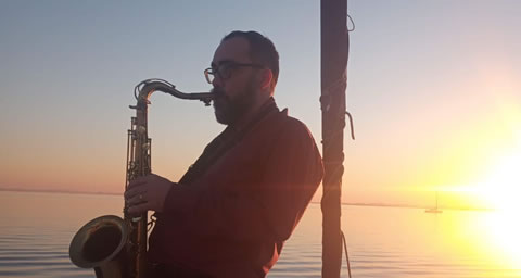 Saxofonista em Porto Alegre